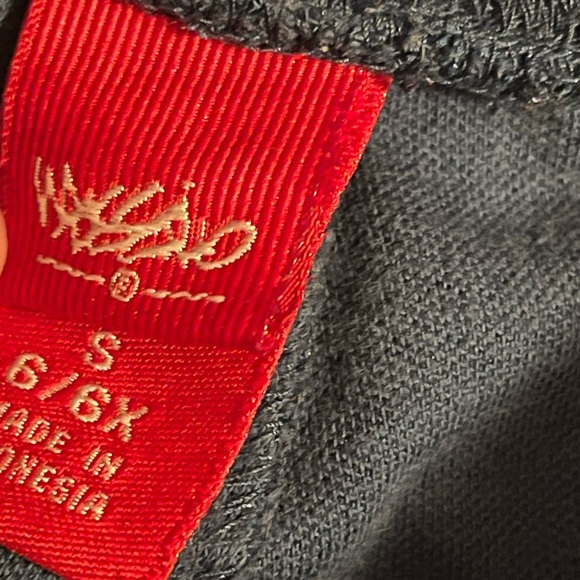 Navy Blue Kids Sweatpants with Red Stripe - Picture 2 of 3